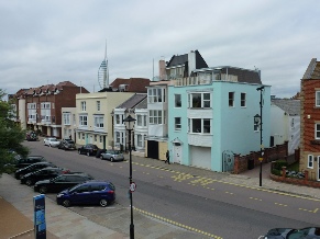 In the town of Portsmouth.