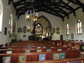 Inside East Woodhay Church. 