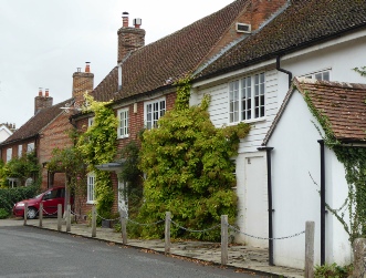 Old houses in Barton Stacey.