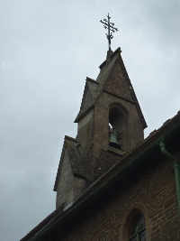 The bell tower at Liss Church.