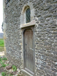 Old doorway into Liss Church. 