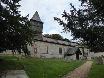 The church in Hurstbourne Tarrant.